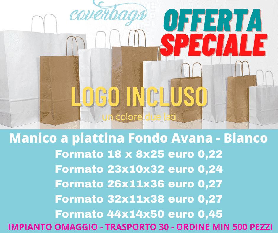 shopping bags in offerta speciale